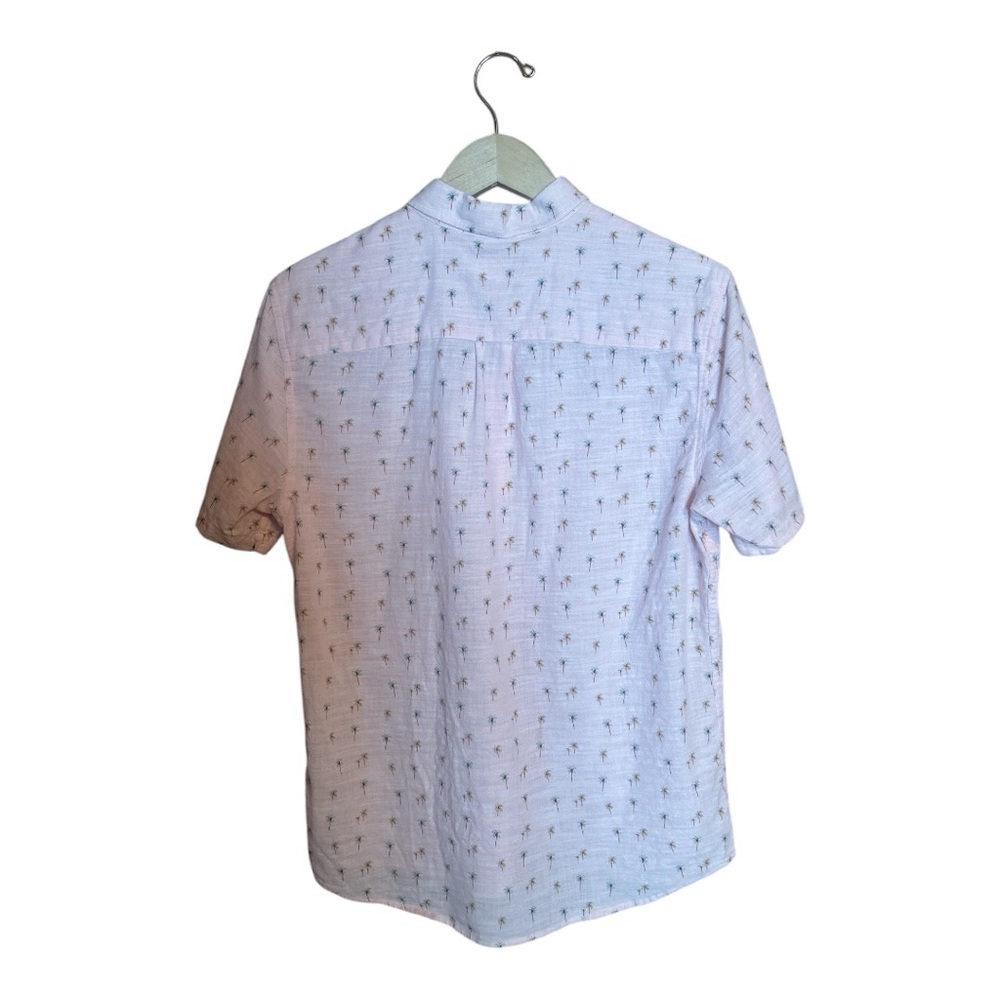 Marine Layer Men’s Coral Palm Tree Button Down Size Medium - Picture 4 of 6